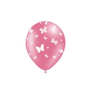 Globos 30cm Ø(Surtidos) Mariposas (8 uds.)