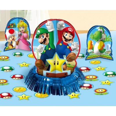 Kit de decoración para mesa de Super Mario