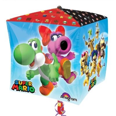 Super Mario Bros Cubez 15”/38cm x 15”/38cm