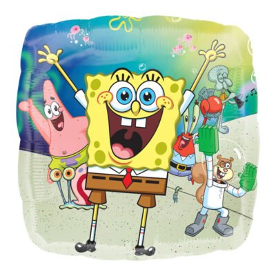 18"/45cm Globo Bob Esponja Y Amigos