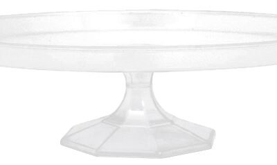 Bandeja Stand Postre Transparente Peq. 24.7cm