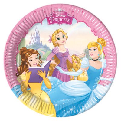 Platos 20cm Princesas Story (8 uds.)