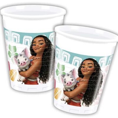 Vasos Plástico 200Ml Vaiana (8 uds.)