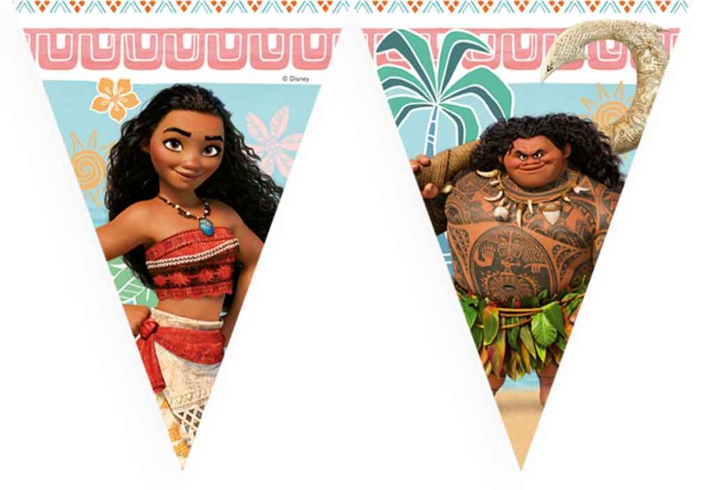 Banderín Triangulos Vaiana