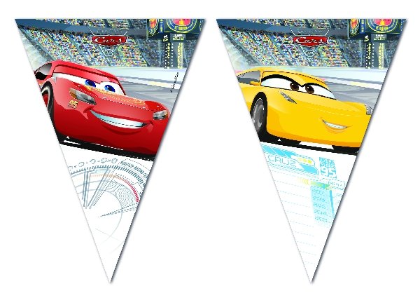 Banderín (9 flags) Cars 3
