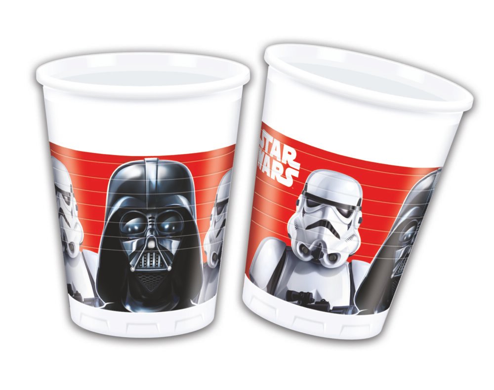Vasos de Plástico 200ml Star Wars Final Battle (8 uds.)