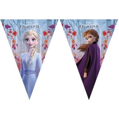 Banderín triangulos Frozen 2