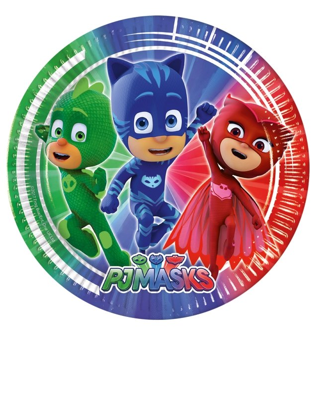 Platos 23cm Pj Masks (8 uds.)