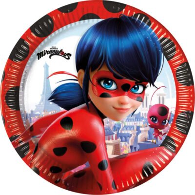Platos 23cm Ladybug (8 uds.)