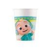 Vasos Papel 200ml Cocomelon (8 uds.)
