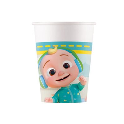 Vasos Papel 200ml Cocomelon (8 uds.)