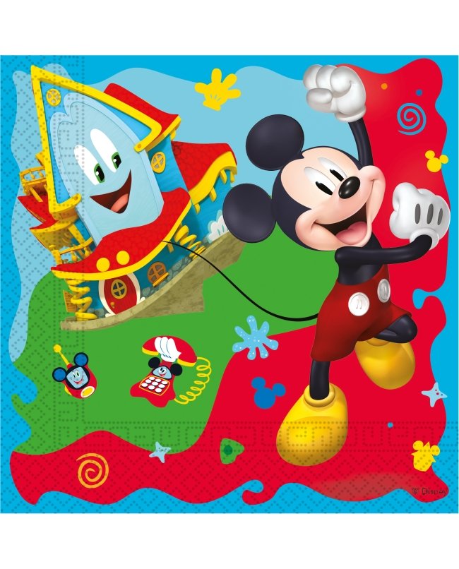 Servilletas papel 33cm Playful Mickey (20 uds.)