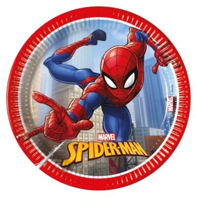 Platos 20cm Spiderman (8 uds.)