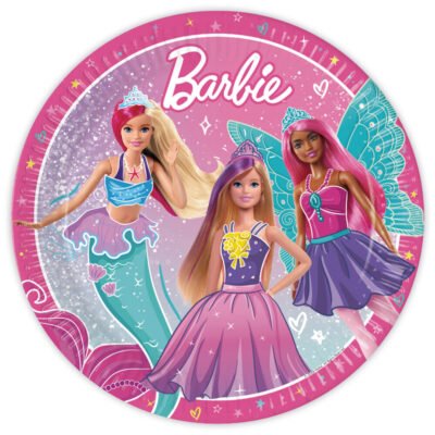 Platos 23cm Barbie (8 uds.)