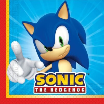 Servilletas 33cm X 33cm Sonic (20 uds.)