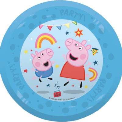 Plato 21cm Plástico Reutilizable 21cm Peppa Pig