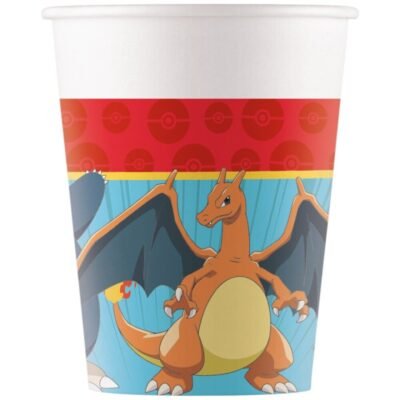 Vasos Papel 250ml Pokemon (8 uds.)