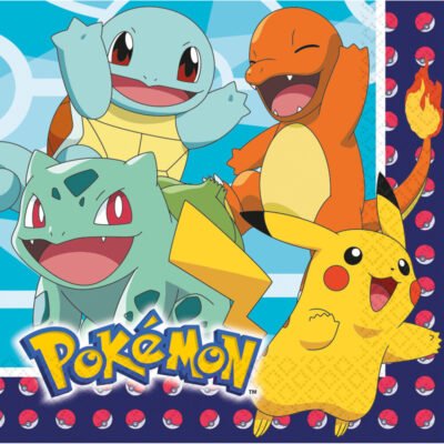 Servilletas 33×33 Pokemon (16 uds.)