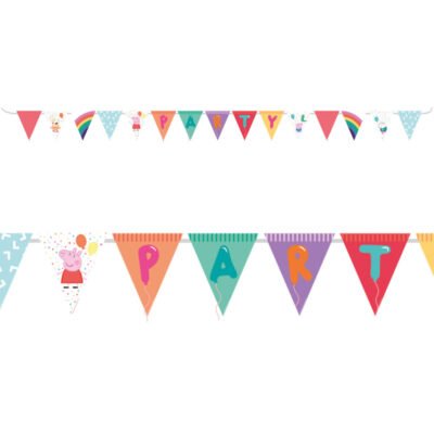 Banderín Peppa Pig Party 4M