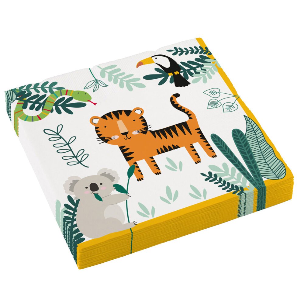 Servilletas papel 33x33cm Get Wild (16 uds.)