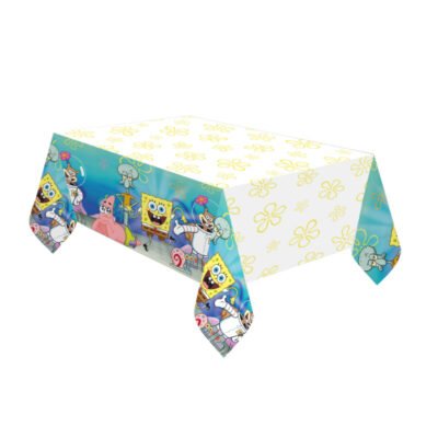 Mantel Papel 1,37m x 2,60m Bob Esponja