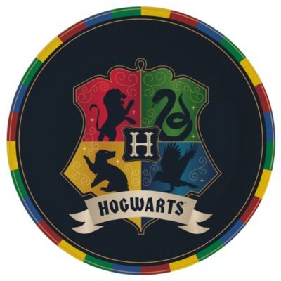 Platos 23cm Harry Potter Escudos (8 uds.)
