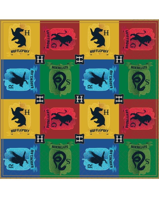 Servilletas 33cm x 33cm Harry Potter Escudos (16 uds.)