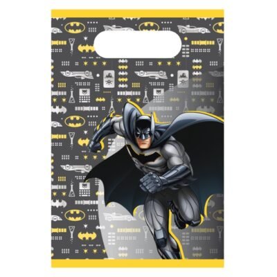 Bolsas Chuches/Juguetes Papel: Batman 15,8 X 23,6cm (8 uds.)