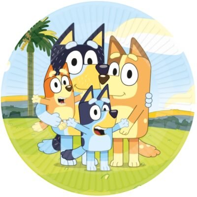 Platos 23cm Bluey (8 uds.)