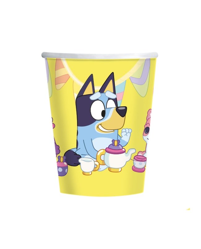 Vasos 266ml Papel Bluey (8 uds.)