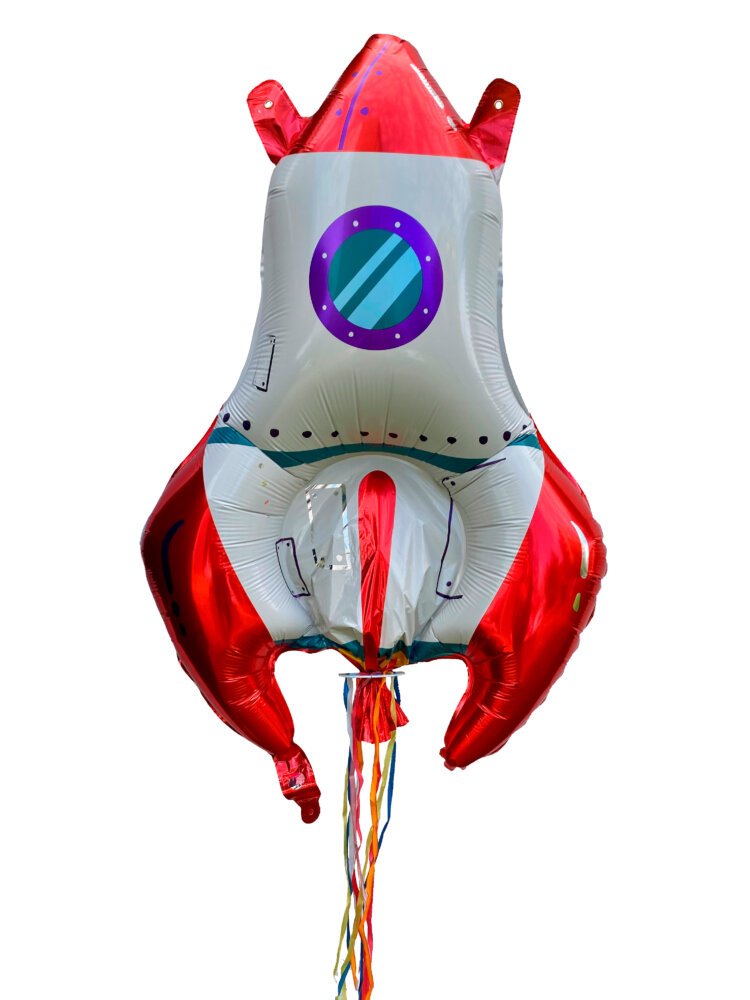 Piñatas Hinchables Foil Cohete (Reutilizable)