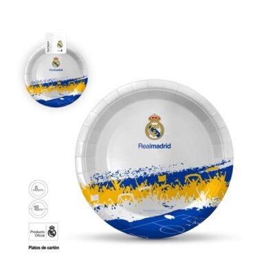 Platos Real Madrid Afición 18cm (8 uds.)