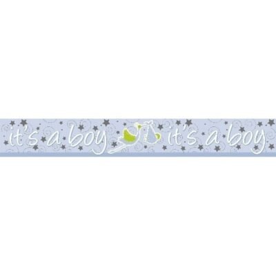 Banderín holográfico «It's a Boy» 2,74 m