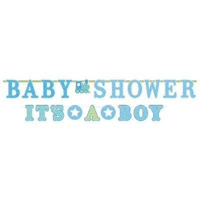 Banderín de letras «Baby Shower · It's a Boy»