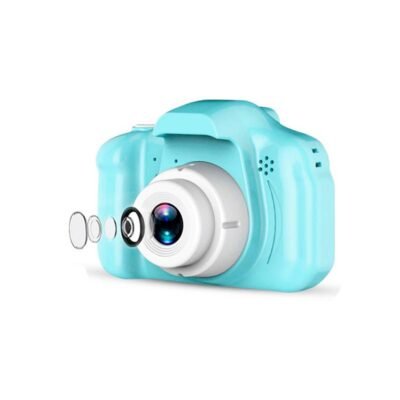 Cámara de fotos digital infantil azul (12 Mpx, vídeo 1080p)