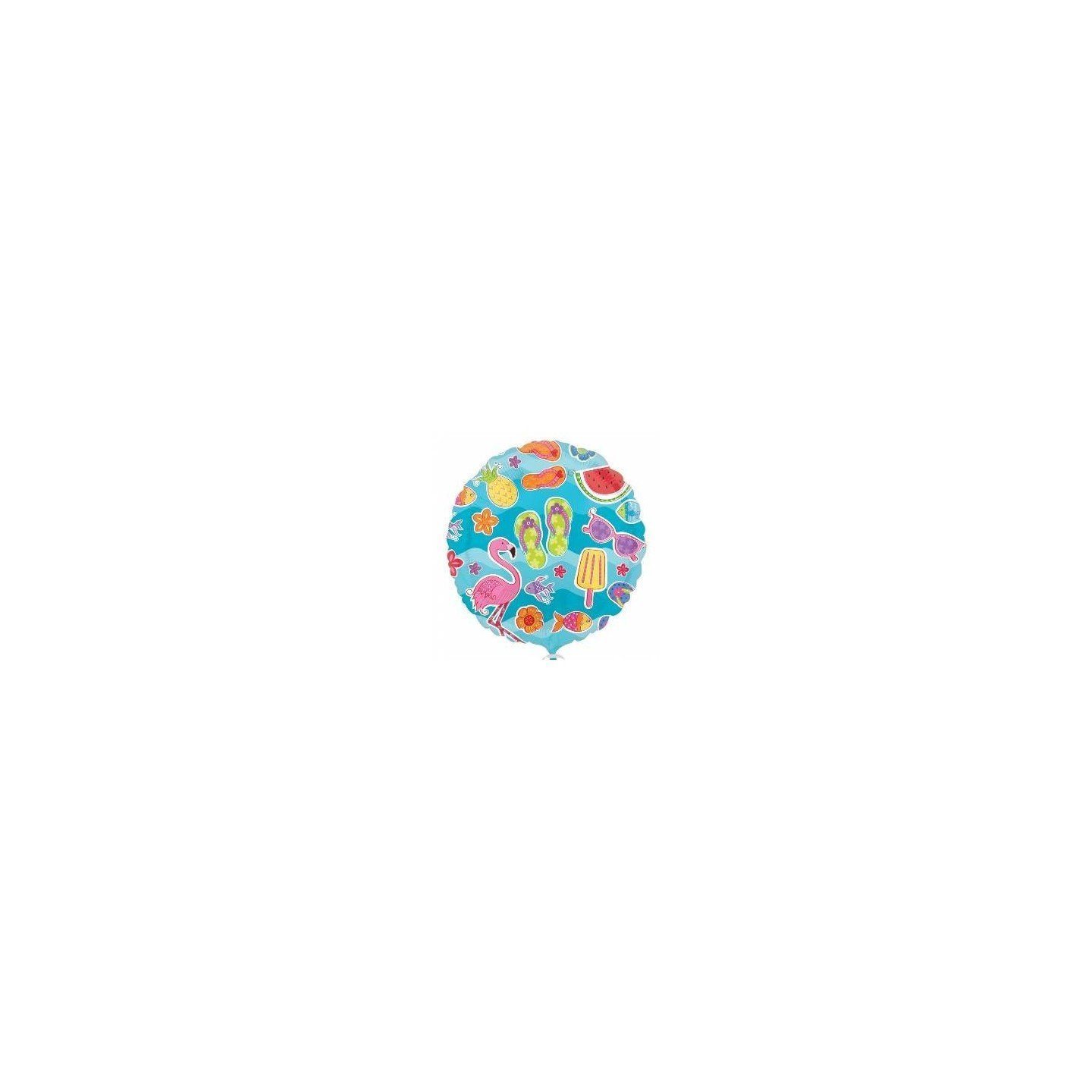 Globo Flamencos Tropical 45 cm (Empaquetado)