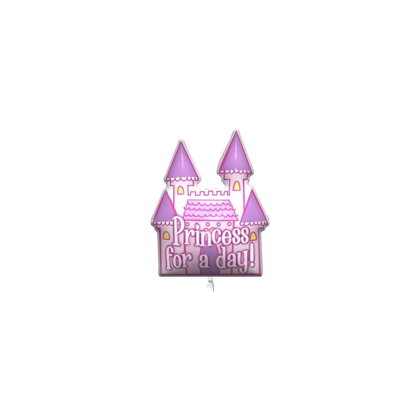 Globo foil Castillo "Princess for a day" de 96cm