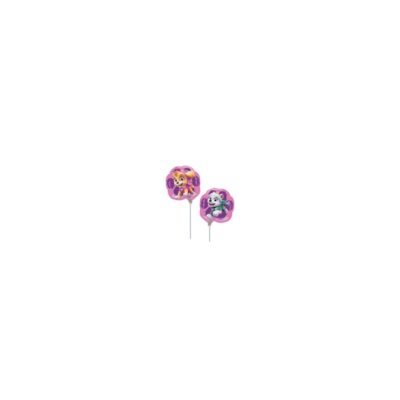 Globo Skye y Everest foil palito sin inflar