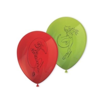 Globos Lady Bug Zag Miraculous (8 uds.)