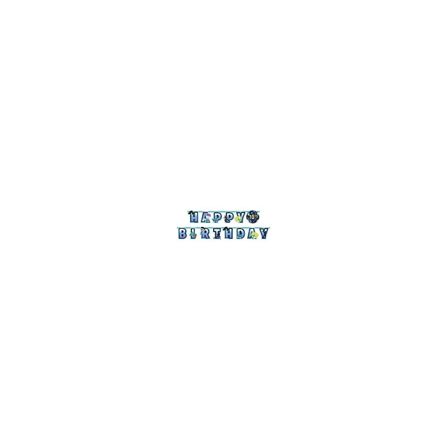 Guirnalda Battle Royal Happy Birthday de 3m