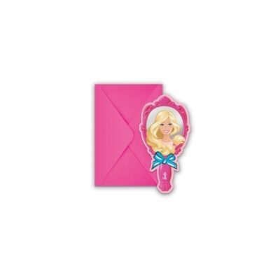 Invitaciones Barbie Magic (6 uds.)