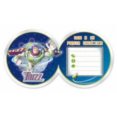 Invitaciones Buzz Lightyear (6 uds.)