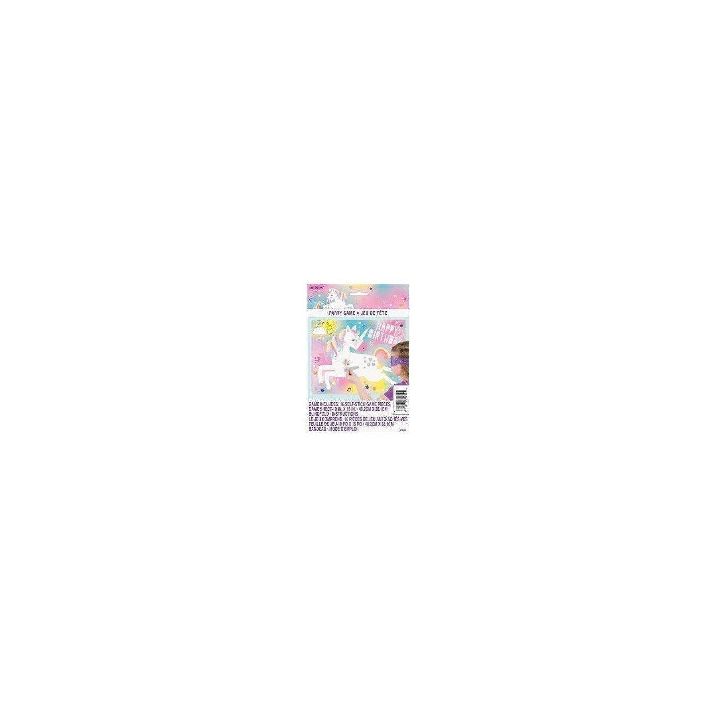 Juego Unicornio coloca su cuerno