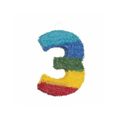 Piñata Número 3 en 3D
