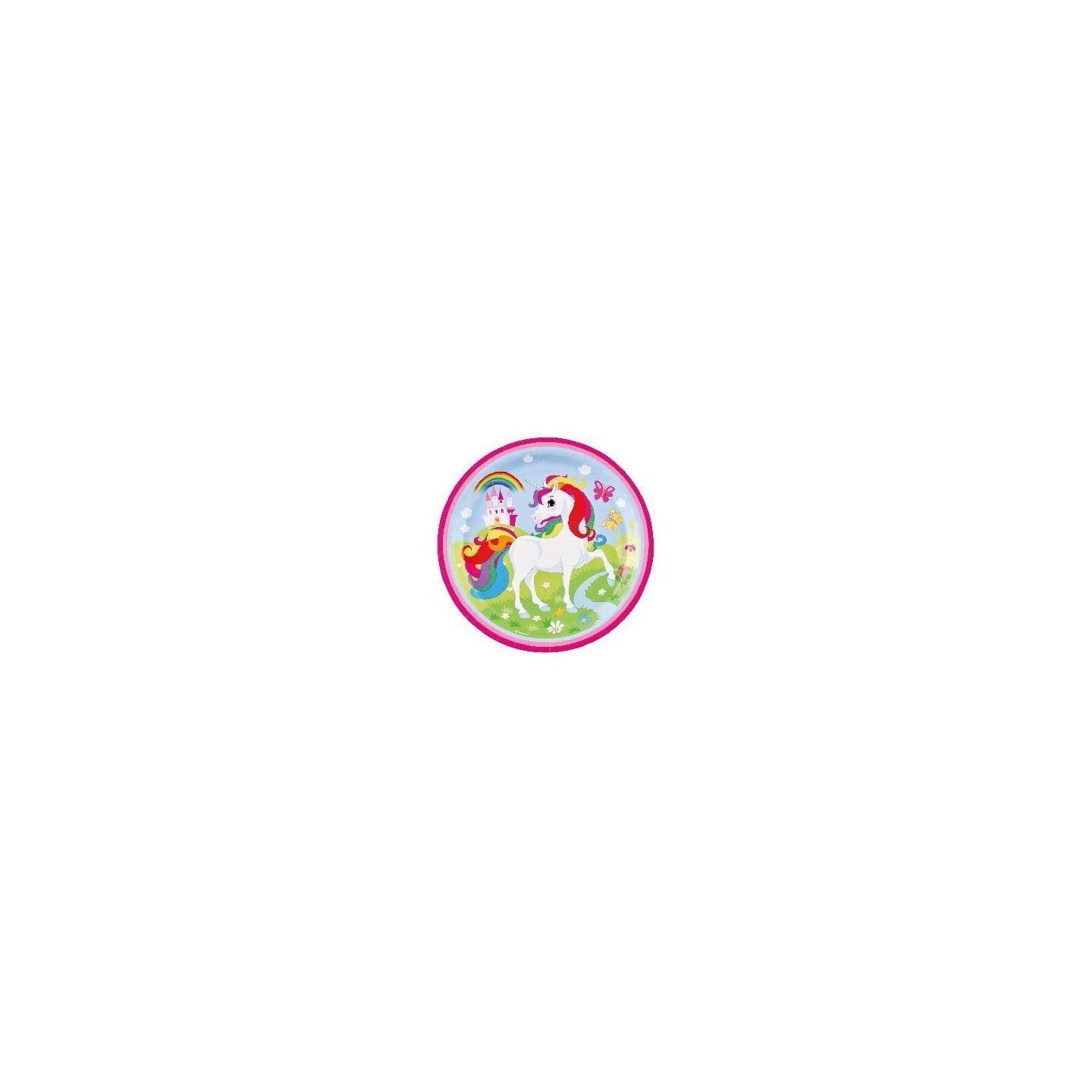 Vajilla Unicornio 16 personas