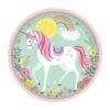 Platos Unicornio Magico de 23cm (8 uds.)