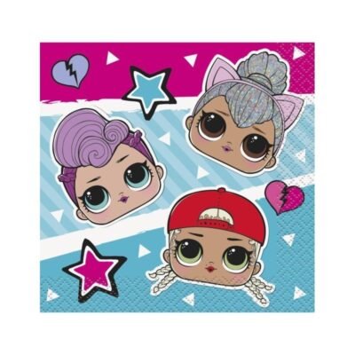 Servilletas Lol Surprise 25x25 (16 uds.)