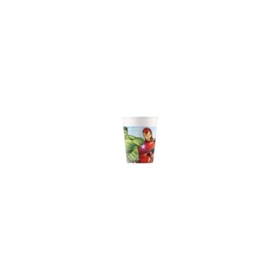 Vasos de Carton Vengadores Unidos de 200 ml (8)