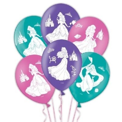 Disney Princess 4 Sides globos de látex 11"/27.5cm