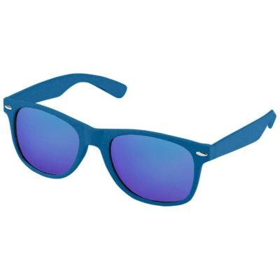 Gafas de sol ECO fibra de trigo y pp color azul (lote de 10)